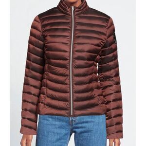 NEW! Ermanno Scervino Street Puffer Jacket Bronze Bordeaux IT XXL US 12-14 $808